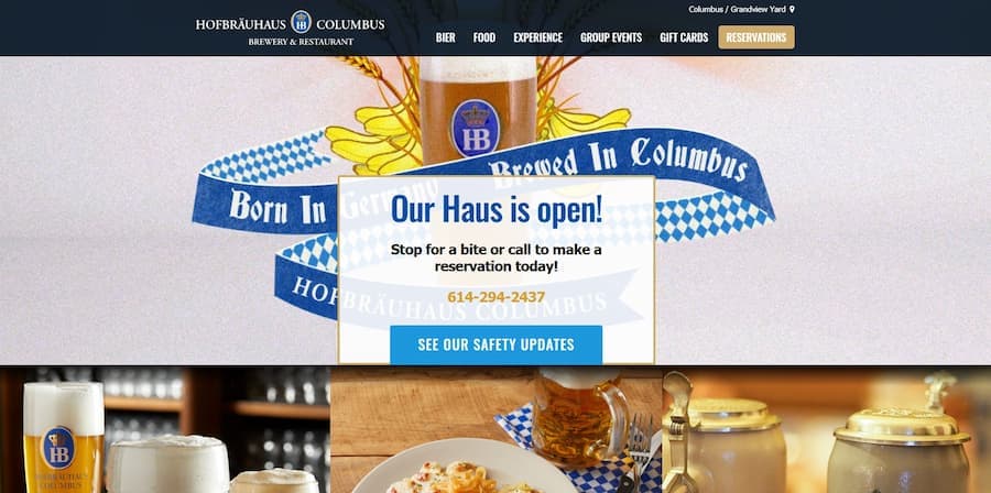 Hofbrauhaus website